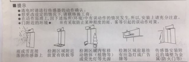 感應(yīng)器感應(yīng)范圍